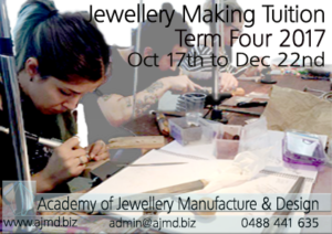 Learn Jewellery Making or Silversmithing at the AJMD