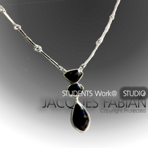 Hand made Stirling Silver Chain and Pendant - exhibition